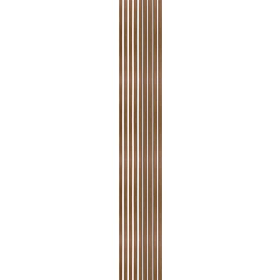 Windu Akustický panel, dekor Ořech čokoládový/bílá 2600 x 400 mm 1,04m² – Zboží Mobilmania