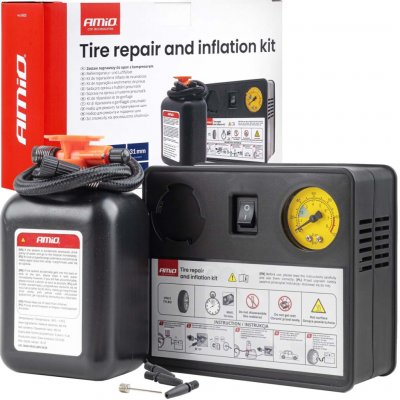 AMIO Sada pro opravu a huštění pneumatik 31mm 12V 04930 – Hledejceny.cz