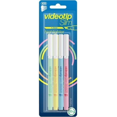 Ico Videotip Slim 4 pastelové barvy 9580121004 – Hledejceny.cz
