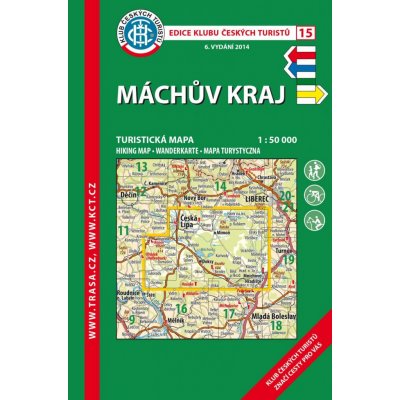 KČT 15 Máchův kraj 1:50 000/ 8. vydání 2023 – Hledejceny.cz