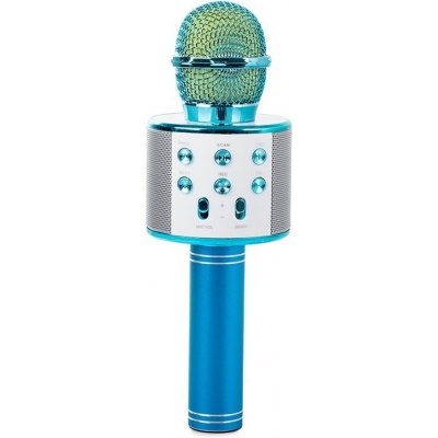Verk 01377 Karaoke Bluetooth mikrofon 1800mAh modrá – Zboží Dáma