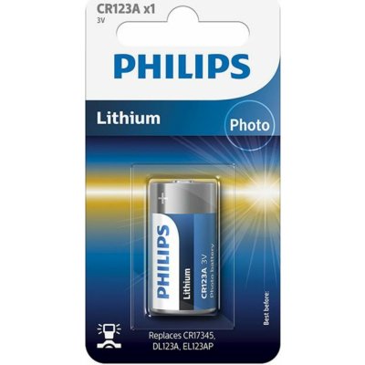 Philips CR123A 1ks CR123A/01B – Zbozi.Blesk.cz