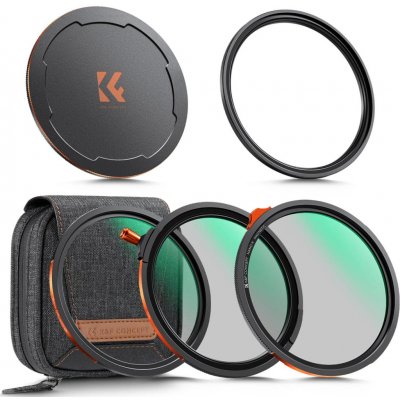 K&F Concept Nano-X Black Mist 1/4 + CPL + ND2-32 + kroužek s krytkou \ mm – Zboží Živě