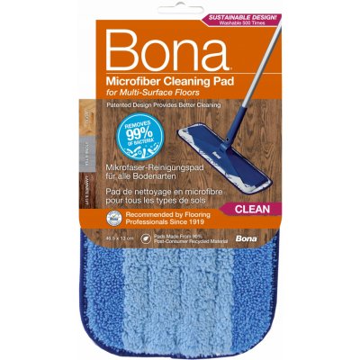 Bona Potah na plochý mop Cleaning Pad modrý CA101020