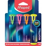 Maped Fluo Peps Nightfall 4 barvy – Hledejceny.cz