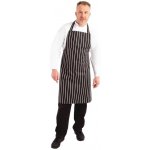 Whites Chefs Clothing kuchařská náprsní zástěra řeznický proužek černá – Zboží Dáma Whites Chefs Clothing kuchařská náprsní zástěra řeznický proužek černá – Zboží Dáma
