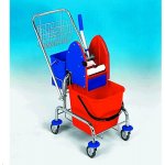 Eastmop Úklidový vozík Clarol 17 l PLUS košík na vodítko držák s 6 l kbelíkem 21005CL – Hledejceny.cz