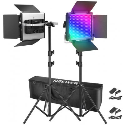 Neewer LED lampa 2×660 PRO II RGB 2×200CM – Zboží Živě