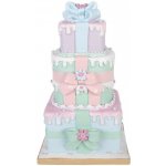 Vánoční dekorace 3-patrový dort Pastel Christmas Chic - 19*18*30 cm - Clayre & Eef – Hledejceny.cz