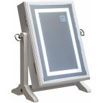 Atmosphera šperkovnice se zrcadlem a LED osvětlením bílá – Zboží Dáma