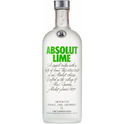Absolut Lime 40% 1 l (holá láhev) – Hledejceny.cz