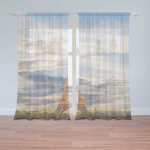 Sablio Záclony Eiffel Tower 3: 2ks 150x250cm – Hledejceny.cz