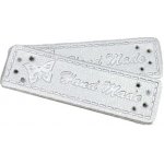 Pro Háčkování Hand Made, koženková cedulka Motýl stříbrný – Sleviste.cz