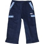 Dětské manšestrové kalhoty zateplené modré – Zboží Mobilmania
