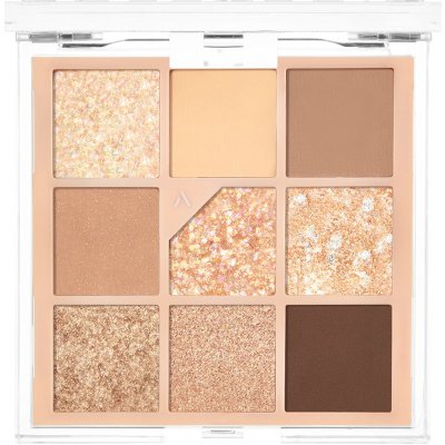 Unleashia Glitterpedia Eye Palette 2 All of Brown Paleta veganských očních stínů 6,6 g – Zbozi.Blesk.cz