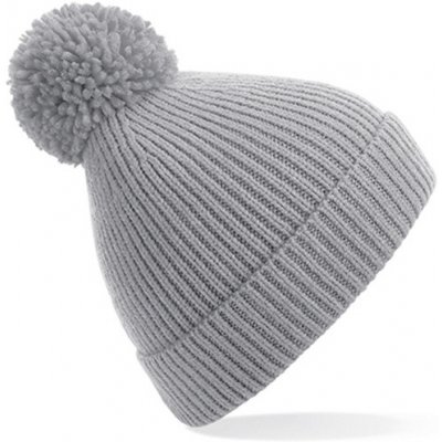Beechfield pletená čepce s bambulí B382 Light Grey – Hledejceny.cz