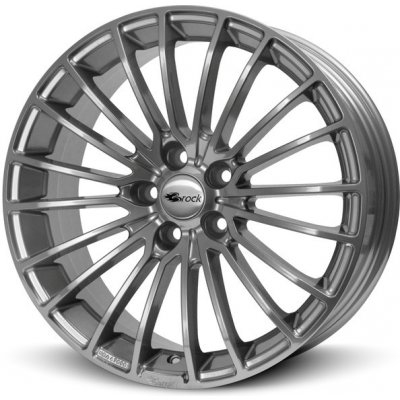 Brock B24 7,5x17 5x100 ET38 super chrome silver – Hledejceny.cz