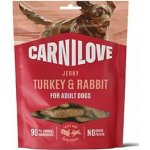 VAFO Praha s.r.o. CARNILOVE Dog JERKY Turkey & Rabbit 100 g – Hledejceny.cz