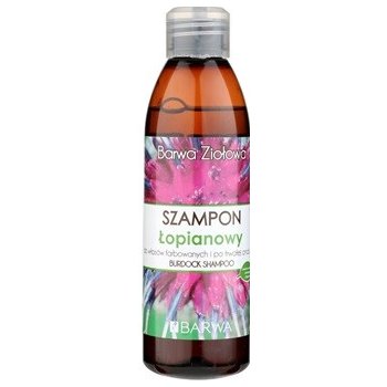 Barwa Herbal Burdock šampon pro barvené a poškozené vlasy 250 ml