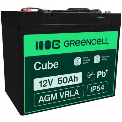 Green Cell 12V 50Ah AGM56 – Zboží Živě