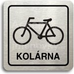 ACCEPT Piktogram kolárna - stříbrná tabulka - černý tisk – Hledejceny.cz