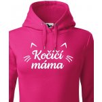 Canvas dámská mikina kočičí máma Purpurová – Hledejceny.cz