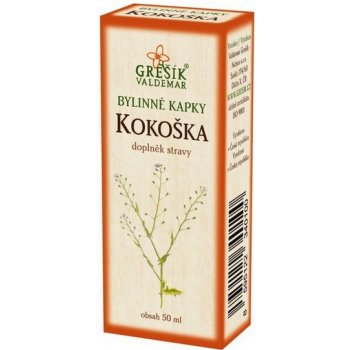 Grešík Kokoška kapky Devatero bylin 50 ml