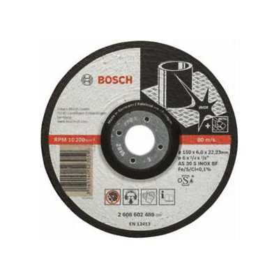 BOSCH Hrubovací kotouč profilovaný expert for inox as 30 s inox bf, 150 mm, 6,0 mm – Zboží Dáma