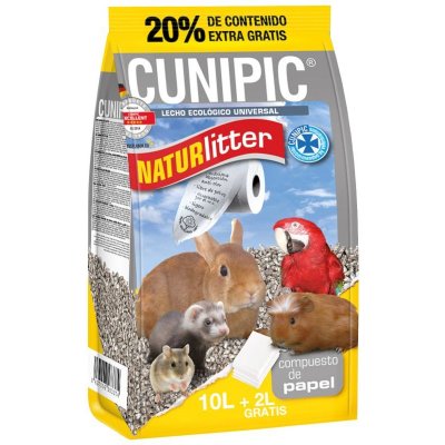 Cunipic Naturlitter podestýlka papírová 10 + 2 l – Zbozi.Blesk.cz