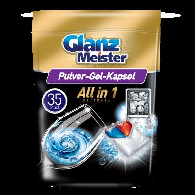 Glanz Meister tablety do myčky All in1 Ultimate 35 ks – Zboží Dáma