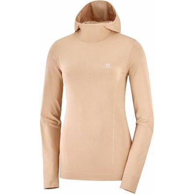 Salomon Comet Seamless hoody W růžová – Zboží Mobilmania