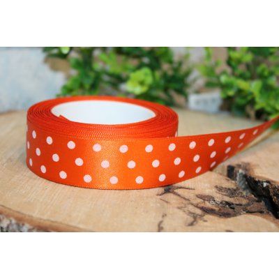 Rosa Stuha s puntíky Barva: Oranžová – Hledejceny.cz