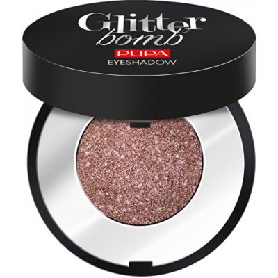 Pupa Milano Třpytivé oční stíny Glitter Bomb Eyeshadow 007 Sparkling Rose 0,8 g