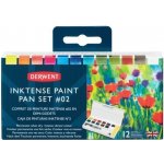 Akvarelové barvy Derwent Inktense Paint Pan Set 02 – Zboží Dáma