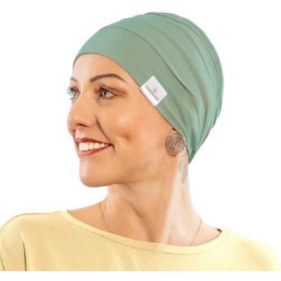 Čepice po chemoterapii dámská Canaver 2-vrstvá tmavá máta – Hledejceny.cz
