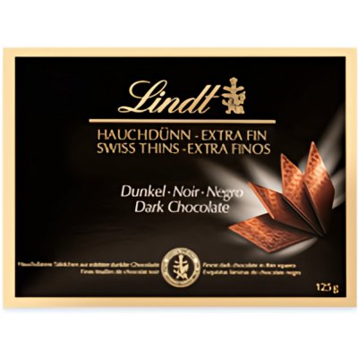 Lindt Thins Dark 125 g – Zbozi.Blesk.cz