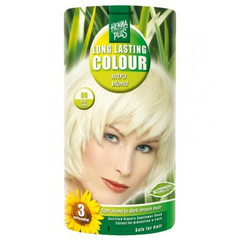 HennaPlus barva na vlasy krémová Ultra Blond zesvětlující 00