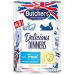 Butcher's Cat Delicious pstruh v želé 400 g – Hledejceny.cz
