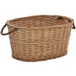 vidaXL Koš na dřevo s držadly 58 x 42 x 29 cm přírodní vrba – Zboží Dáma