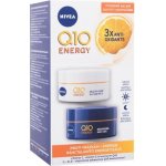 Nivea Q10 Energy Energizující denní a noční krém proti vráskám 2 x 50 ml dárková sada – Zboží Dáma