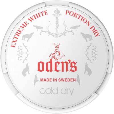 GN Tobacco Odens Extreme cold white dry 22 mg 20 sáčků – Zboží Dáma