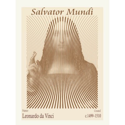 Plakát, Obraz - Salvator Mundi, Doa Project, 30 × 40 cm – Zboží Mobilmania