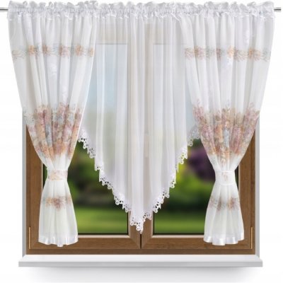 LiS Hotová záclona se závěsem DS060-3, 400x150 cm – Hledejceny.cz