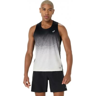 Asics Road Fade Singlet M 2011D522001 performance black cream – Zboží Dáma
