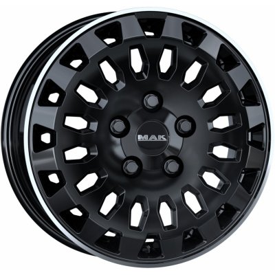 MAK OVERLAND 6,5x16 5x108 ET46 black mirror ring – Hledejceny.cz