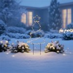 Solight LED venkovní dekorace vánoční stromeček 85x LED časovač 68cm 3x AA – Sleviste.cz