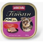 Animonda Vom Feinsten Mini Junior krůta telecí jablko 100 g – Hledejceny.cz