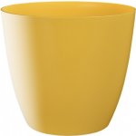 PLASTKON květináč Ella 15 cm žlutý – Sleviste.cz