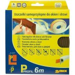 Vorel TO-76760 Těsnění do oken a dveří samolepící 9 x4 mm TYP E 6 m hnědé – HobbyKompas.cz