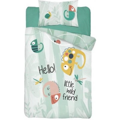 Detexpol povlečení V Trávě green 100 x 135 cm 40 x 60 cm – Zbozi.Blesk.cz